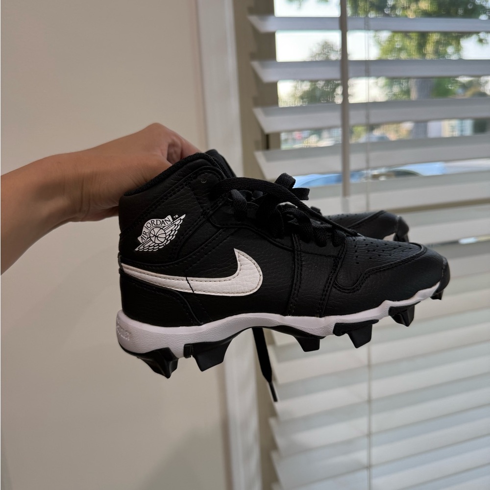 Nike Air Jordan Black and White Cleats